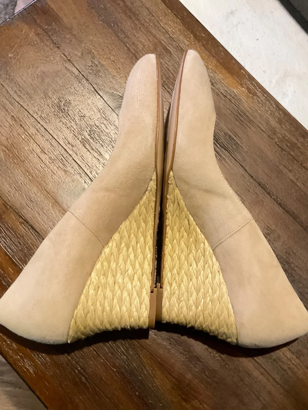 LK Bennett Eevi Tan Suede Espadrilles Size EU 37/US 6.5/7